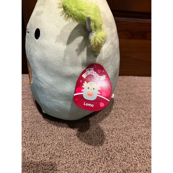 Squishmallow 12” Lomo the Axolotl Valentines 2023 Edition - Picture 2 of 3